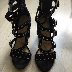 Sam Edelman strappy suede sandals size 10